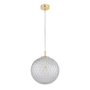 CADIX Złota Lampa Wisząca Żyrandol