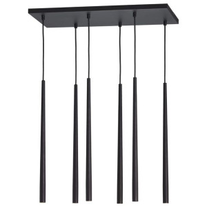 PIANO Czarna Lampa Wisząca Żyrandol