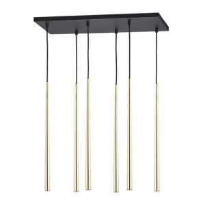 PIANO Złota Lampa Wisząca Żyrandol
