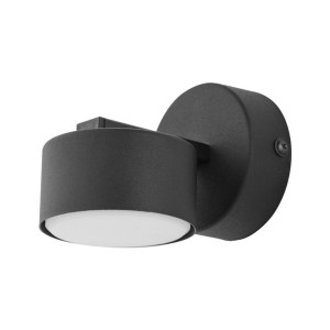 DALLAS Czarna Lampa Ścienna Kinkiet Spot