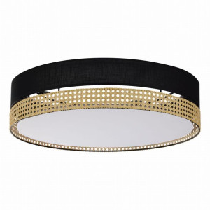 BOHO Czarna Lampa Sufitowa Wisząca Żyrandol