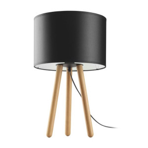 TOKYO Lampka Nocna Lampa Stołowa Biurkowa SOSNA Czarna
