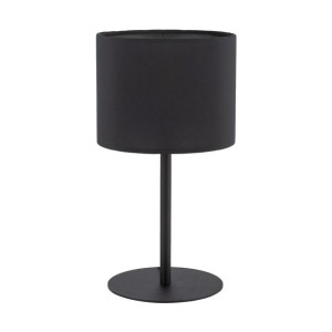 RONDO Czarna Lampka Nocna Lampa Stołowa Biurkowa