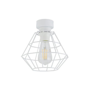 DIAMOND Biała Lampa Sufitowa Wisząca Żyrandol M