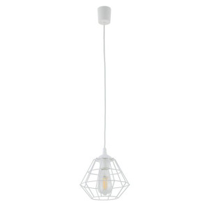 DIAMOND Biała Lampa Wisząca Żyrandol M