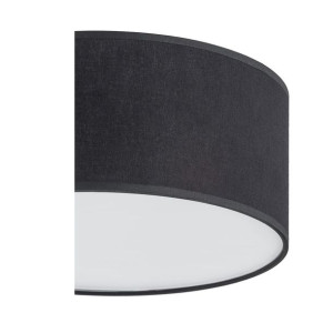RONDO Czarna Lampa Sufitowa Wisząca Żyrandol