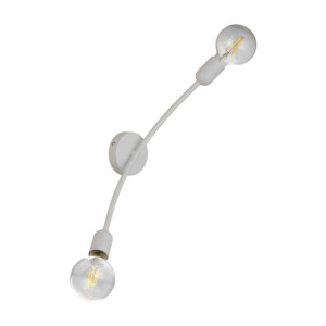 HELIX Biała Lampa Ścienna Kinkiet Spot