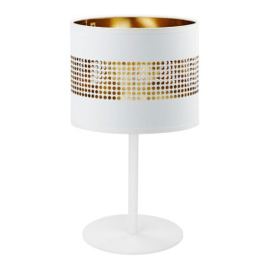 TAGO Biała Lampka Nocna Lampa Stołowa Biurkowa