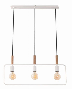 Lampa Wisząca Żyrandol E27 Biały