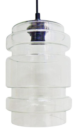 Lampa Wisząca Żyrandol E27 Klosz Bezbarwny