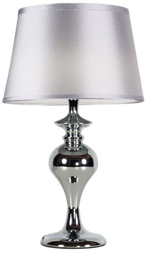 Lampa Gabinetowa na biurko Chrom E27 AŻUR Srebrny