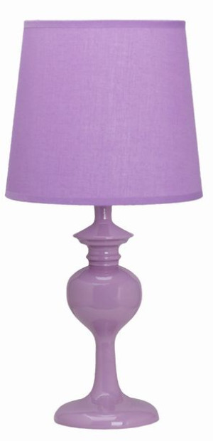Lampa E14 Fioletowy