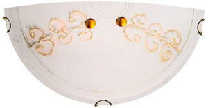 Lampa Sufitowa Żyrandol Plafon 1 2 E27 Złoty