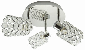 Lampa Sufitowa Żyrandol Plafon G9 Chrom