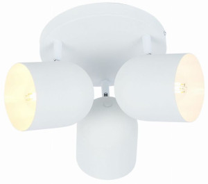 Lampa Sufitowa Żyrandol Plafon E27 Biały