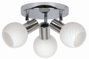 Lampa Sufitowa Żyrandol Plafon E14 Chrom