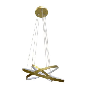 Lampa Wisząca Żyrandol 50 40 Złoty LED 4000K