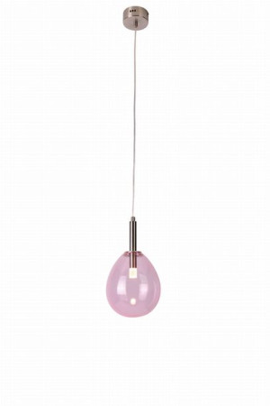Lampa Wisząca Żyrandol KA Chrom Różowy