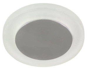 FR 1W LED 230V Oprawa Stropowa Wpuszczana Stała Okrągła SZKŁO MROŻONE