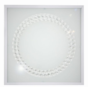 Lampa Sufitowa Żyrandol Plafon 16W LED 6500K Biały Duży Ring
