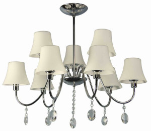 Żyrandol Lampa Wisząca Żyrandol E14 Chrom