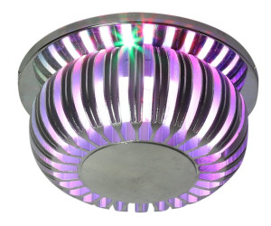 LED RGB 230V Oczko sufitowe Lampa Sufitowa Żyrandol Aluminiowa