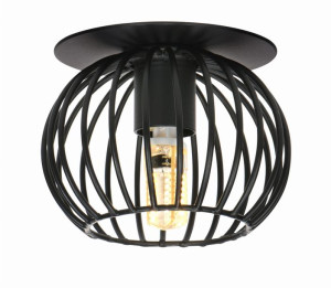 Czarny Oczko sufitowe Lampa Sufitowa Żyrandol