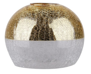 Klosz DO Lampa Wisząca Żyrandol U E27 Złoty