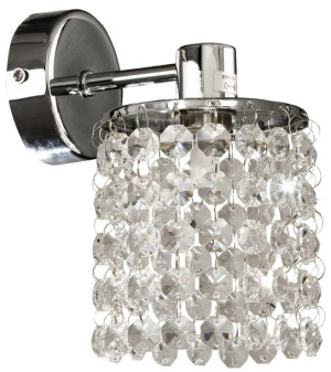Lampa Kinkiet G9 Chrom Kryształki KI