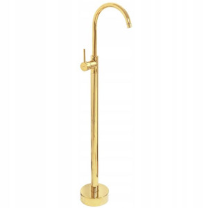 Bateria Umywalkowa Podłogowa ORTIS Gold Złota REA