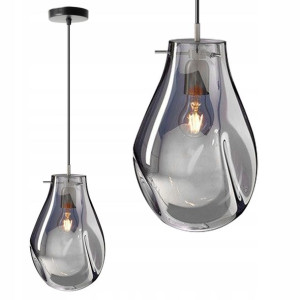 Lampa Sufitowa Wisząca Skandynawska Szkło Kolory
