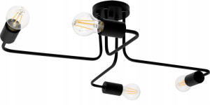 Lampa Sufitowa Żyrandol Plafon Pająk 4 Ramiona