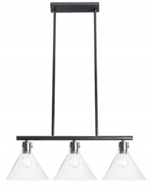 Lampa Sufitowa Szklana Metalowa App318-3cp Loft