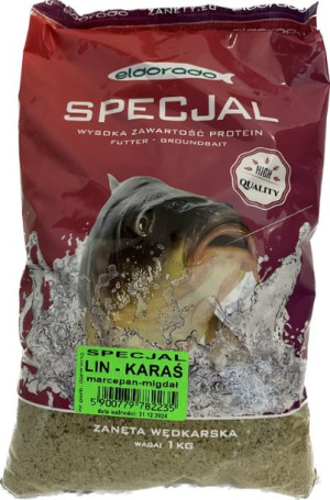 Zanęta Eldorado SPECJAL Lin Karaś marcepan 1 KG