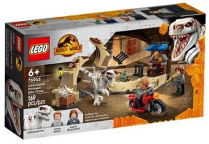 Atrociraptor pościg na motocyklu Lego 76945