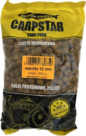 Zanęta kulki proteinowe wanilia 12mm 1kg