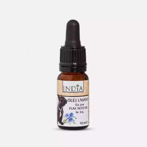 Olej lniany dla psa, 10 ml