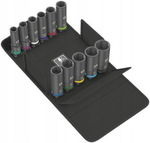 Zestaw Kluczy Nasad. Impaktor Deep Set 11cz. Wera