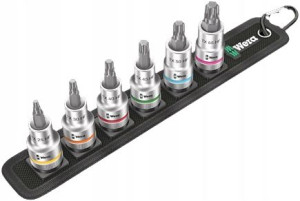 Zestaw Bitów Nasadowych Zyklop 1/2' Torx Hf Wera