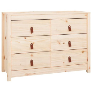 Komoda, 100x40x72 cm, lite drewno sosnowe