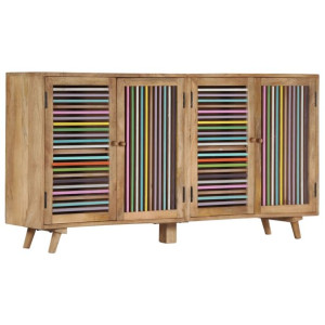 Szafka, 150x30x75 cm, lite drewno mango