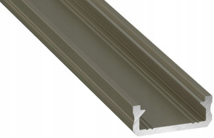 Profil aluminiowy do taśma LED D 2M inox