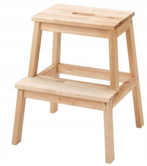 Ikea bekvam drewniany taboret schodek podest