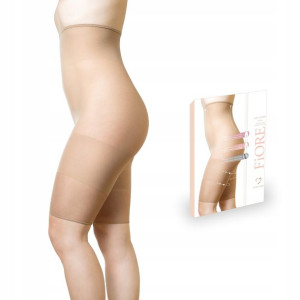 Fiore szorty Airy Shorts jony srebra 3/4 beżowe