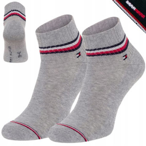 Tommy Hilfiger Zakostki 2 Pak 1094 Szary 39-42