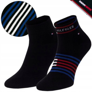 Tommy Hilfiger Zakostki 2x2pak 2212 Czarne 43-46