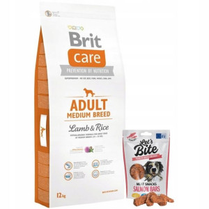 Brit Care Adult M Lamb&Rice 12kg + PRZYSMAKI