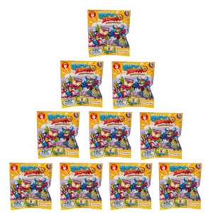 Super Zings 4 Saszetka Z Figurka Zestaw 10 Sztuk