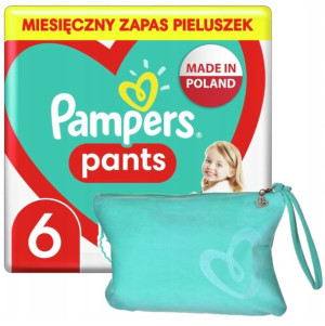 Pampers Pants 6 Pieluchomajtki 132 szt. GRATIS