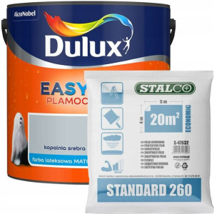 Dulux EasyCare Farba Kopalnia Srebra 2,5L + GRATIS